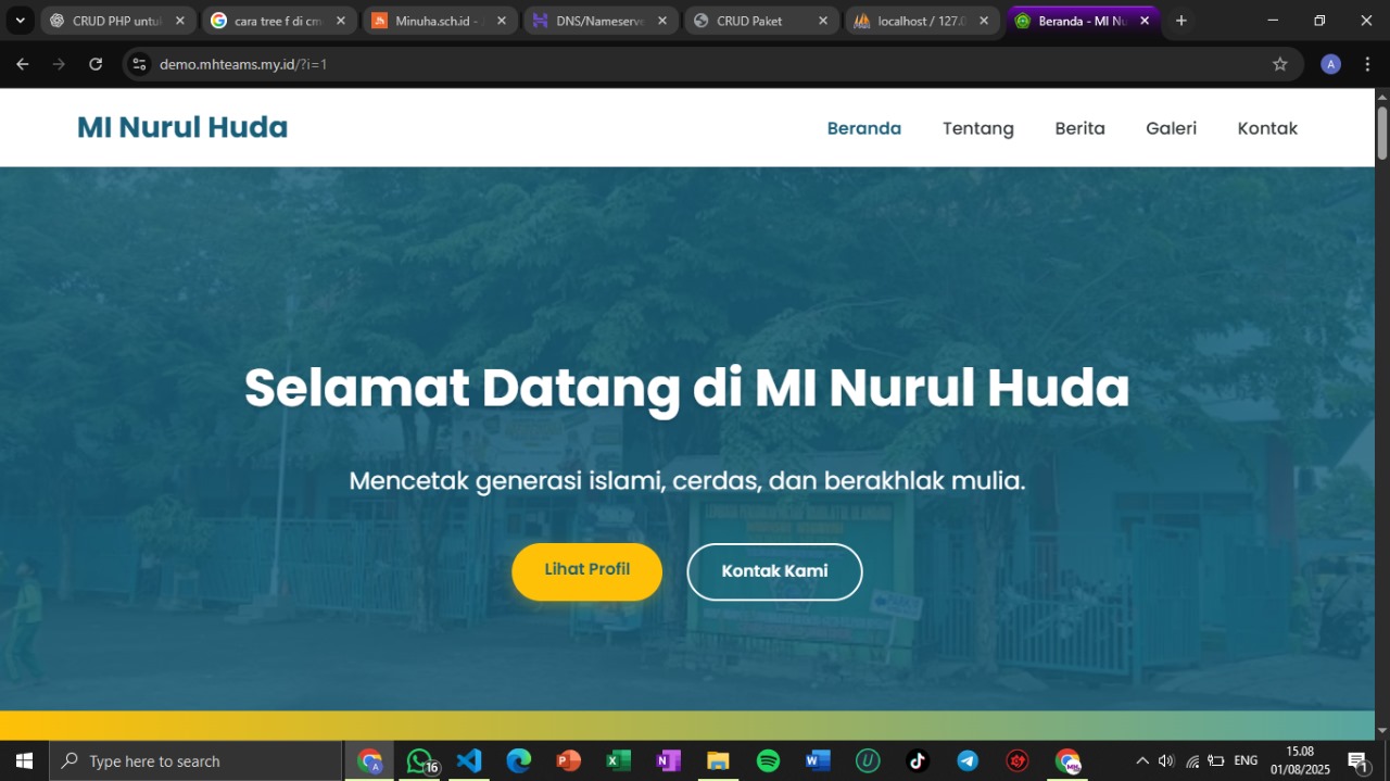 Screenshot Paket Bisnis